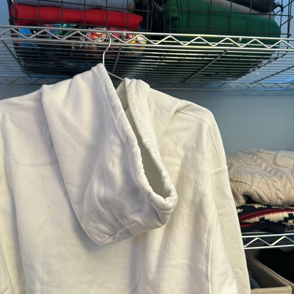 MEN CHAMPION WHITE HOODIE MEDIUM - Picture 3 of 3